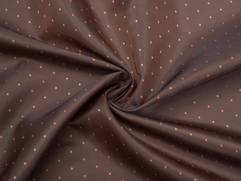 Polyester-viscose twill trykt foring stof