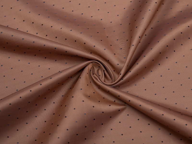 Polyester-viscose twill trykt foring stof