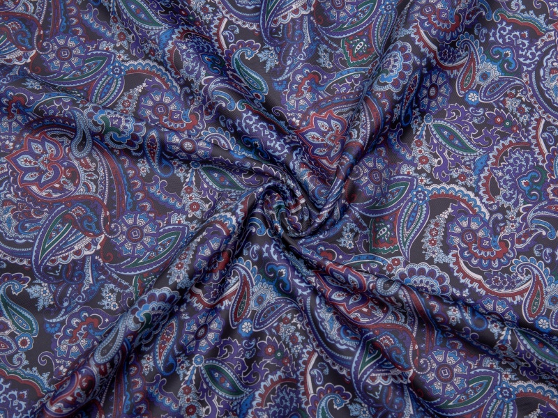 All-polyester twill trykt foring stof