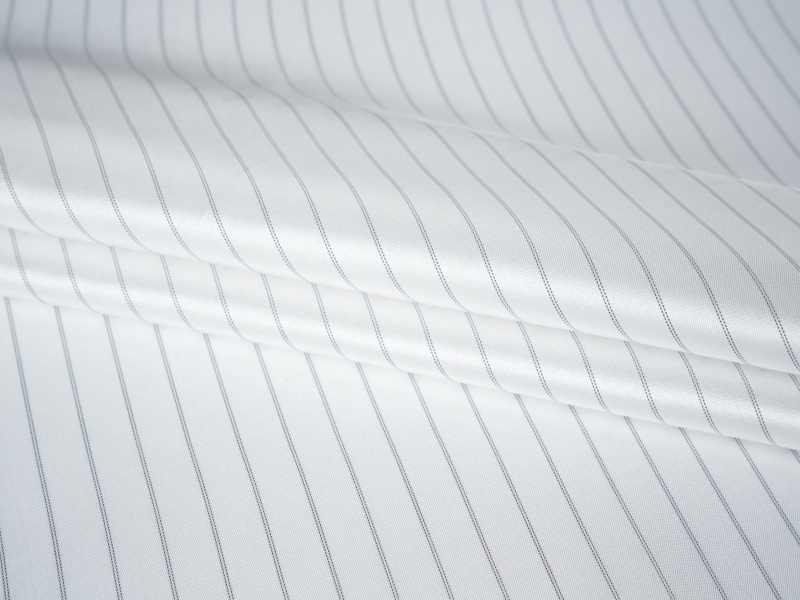 Polyester viskose garnfarvet ærme foring stof