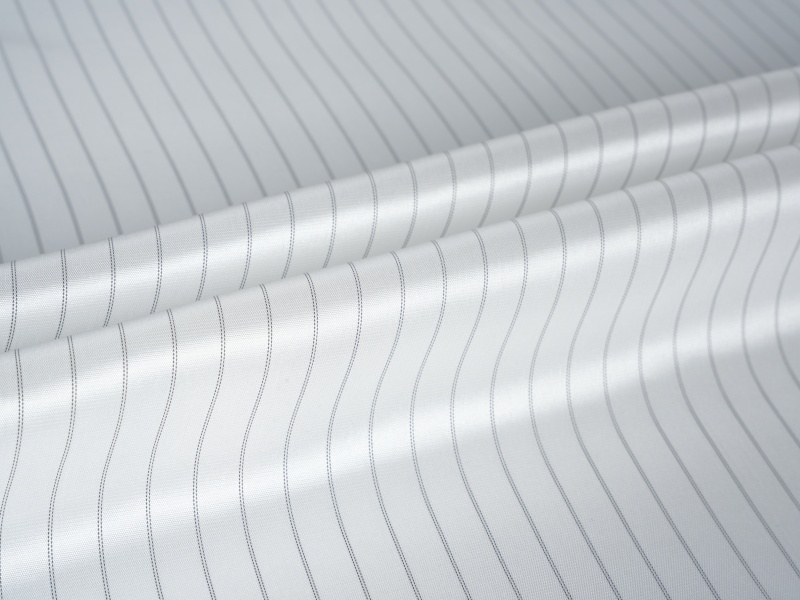 Polyester viskose garnfarvet ærme foring stof