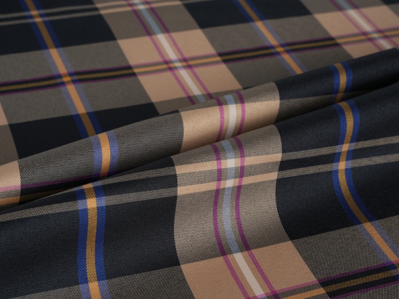 Polyester Yarn-farvet ærmet foring stof