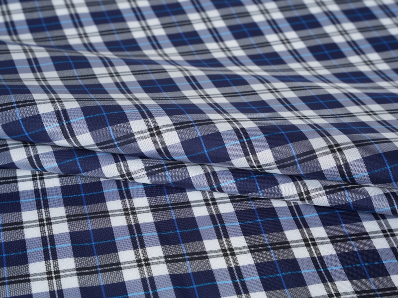 Polyester viskose garnfarvet ærme foring stof