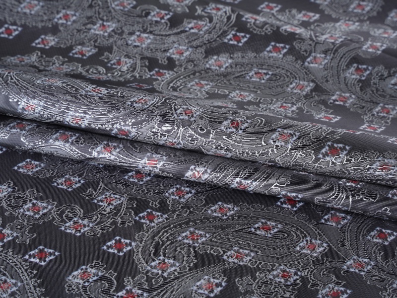 All-Polyester Jacquard trykt foring stof