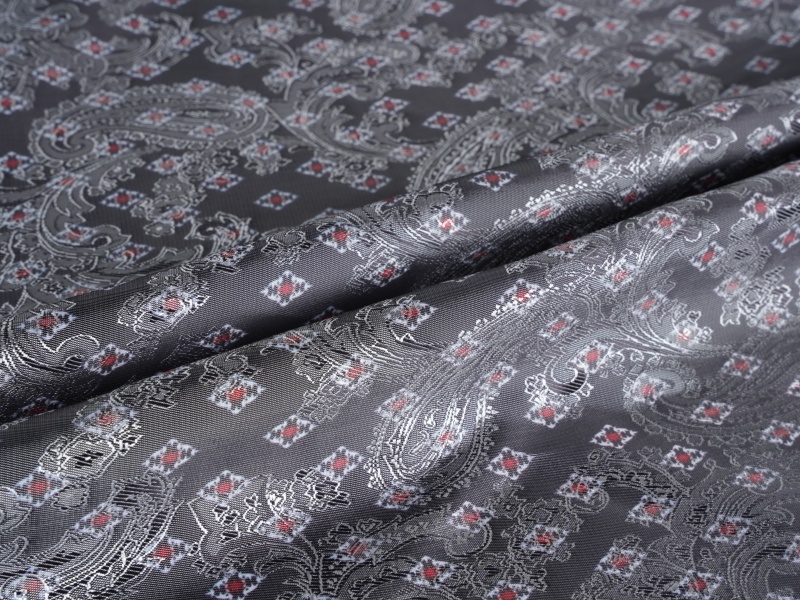 All-Polyester Jacquard trykt foring stof