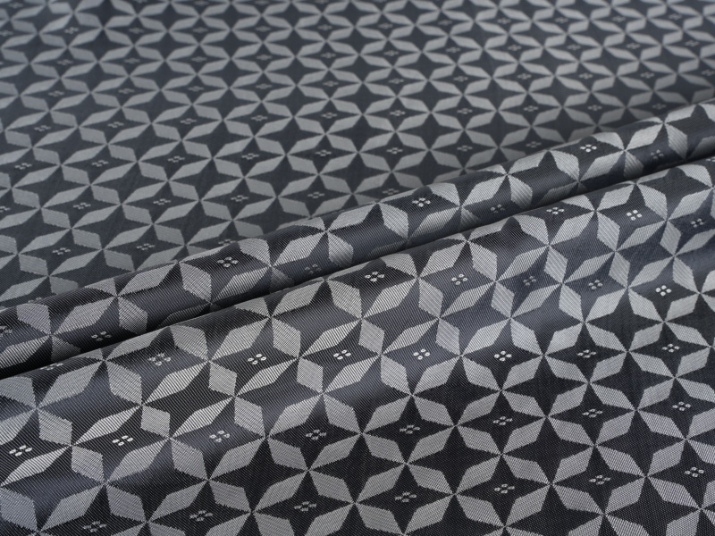 Polyester jacquard foring stof