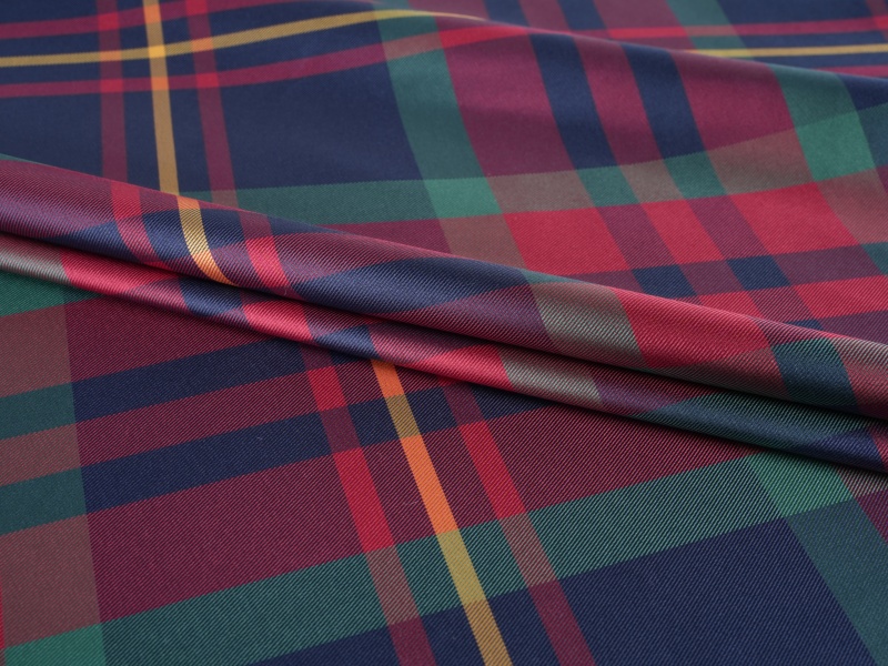 Polyester Yarn-farvet ærmet foring stof